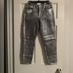 Frame Denim silver coated Jeans size 27
